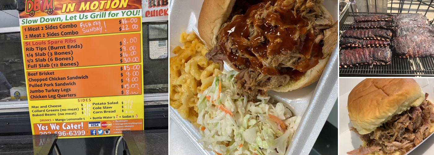 Dyvine BBQ In Motion Menu