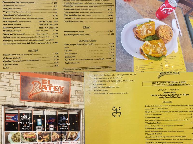 El Batey Cafe y Más Menu