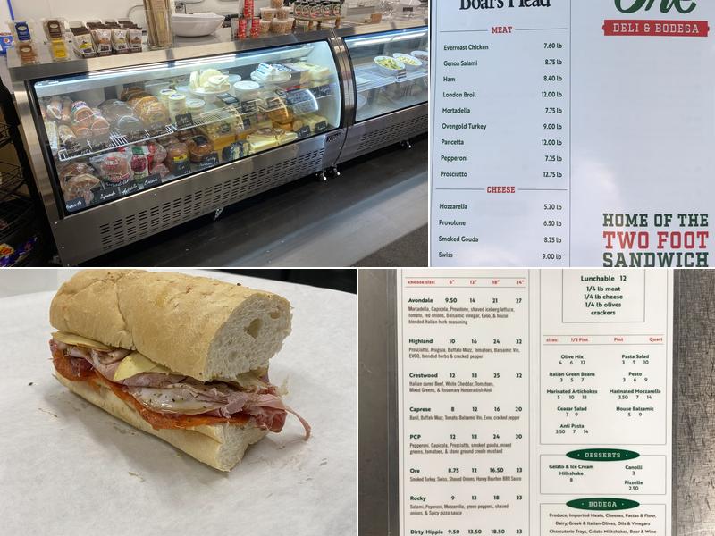 Ore Mercantile, Deli, & Bodega Menu