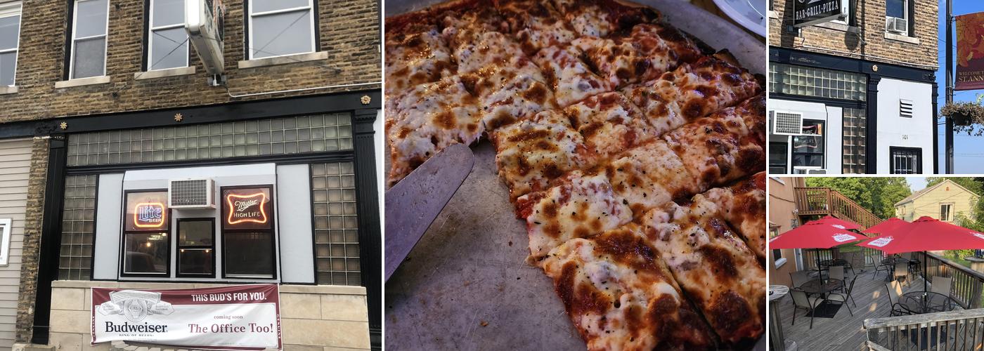 The office bar, grill, pizza too!