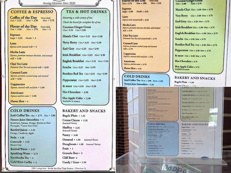 Koffeelicious Menu