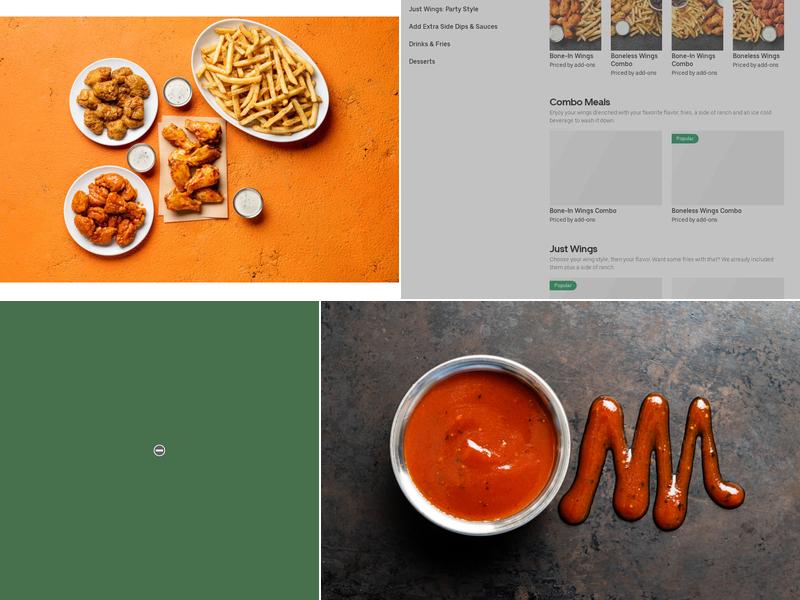 It's Just Wings Menu