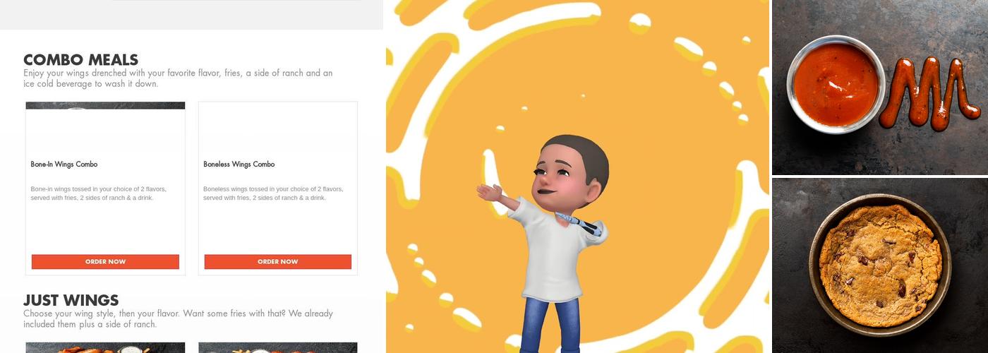 It's Just Wings Menu