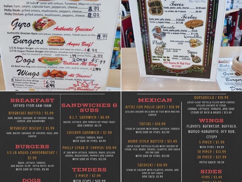 Grill 68 Menu