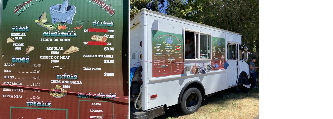 Buendia, Mexican Express Cuisine Menu