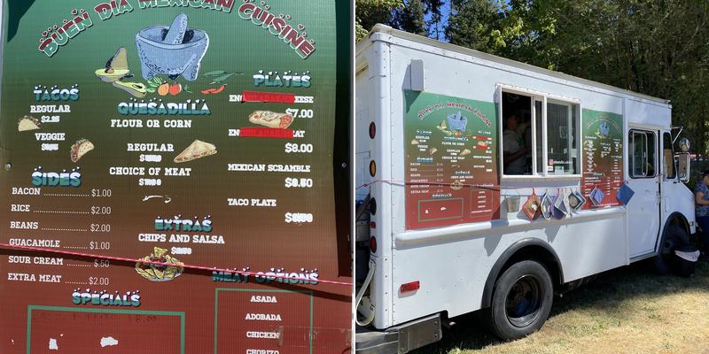 Buendia, Mexican Express Cuisine Menu