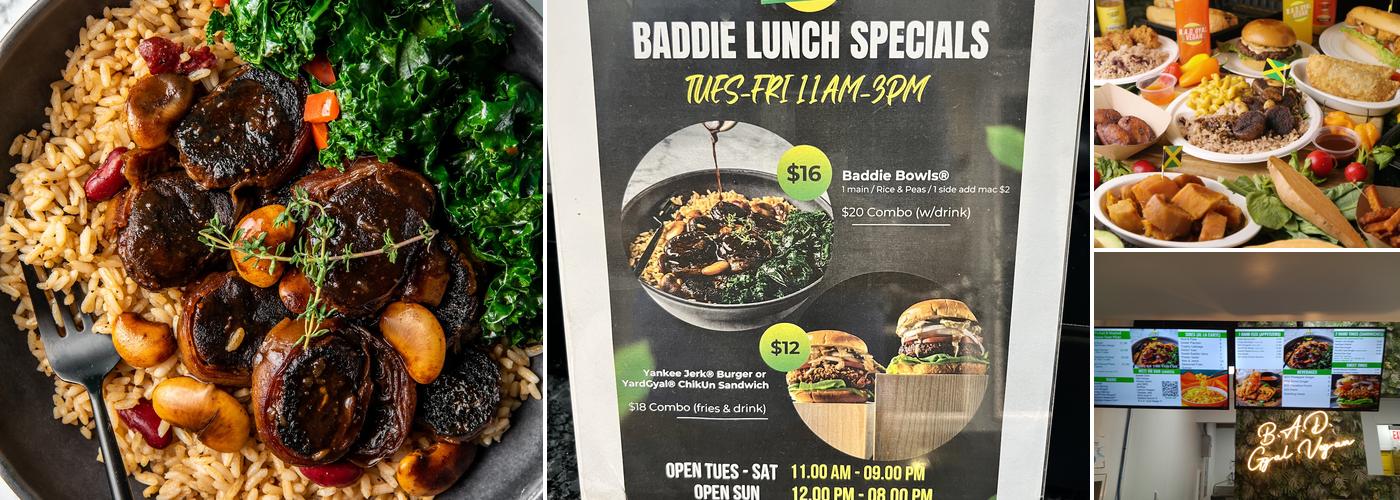 B.A.D. Gyal Vegan Menu