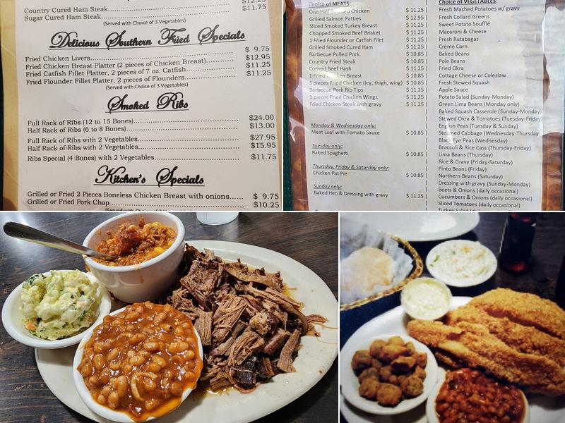 Barbecue kitchen Menu