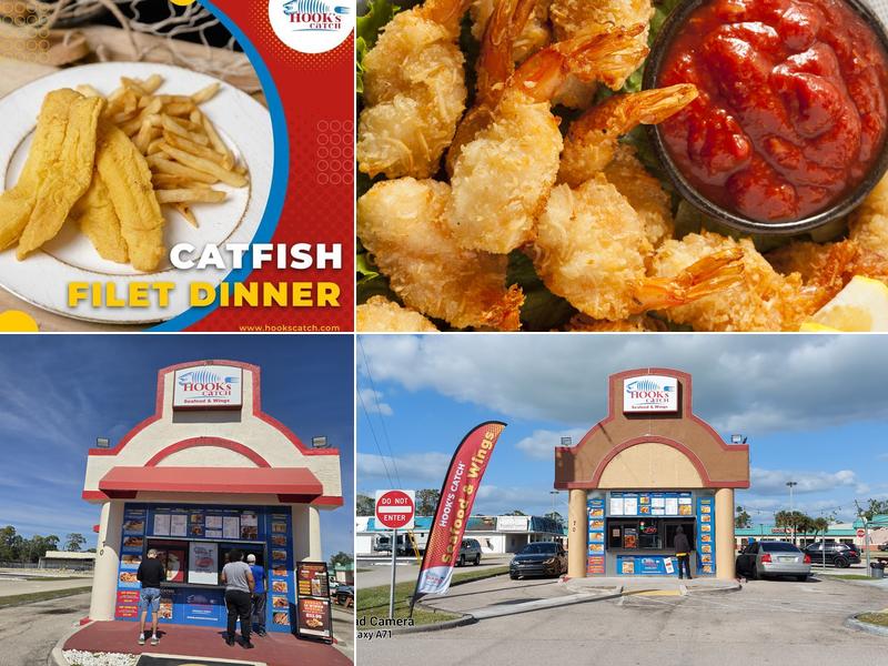 Hooks Catch Seafood and Wings - N. Fort Myers 70 Pine Island Rd, North Fort Myers