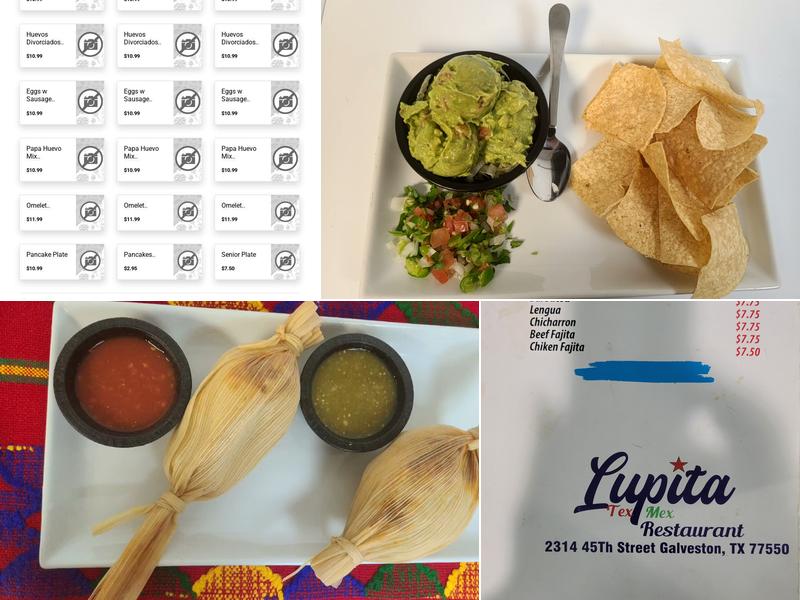 Lupita Tex-Mex Restaurant Menu