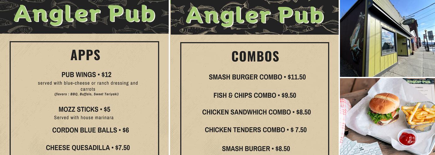 Angler Pub Menu