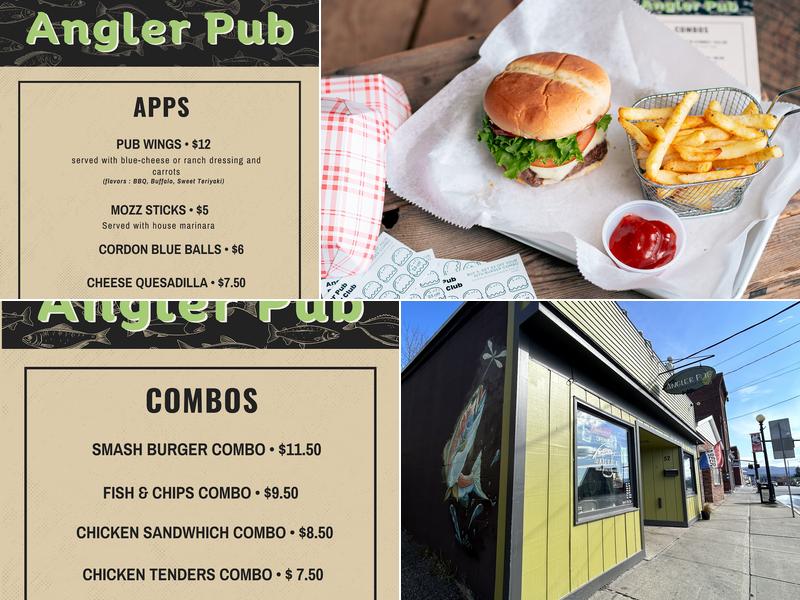 Angler Pub Menu