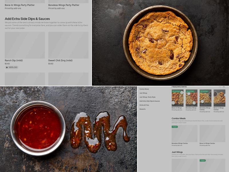 It's Just Wings Menu