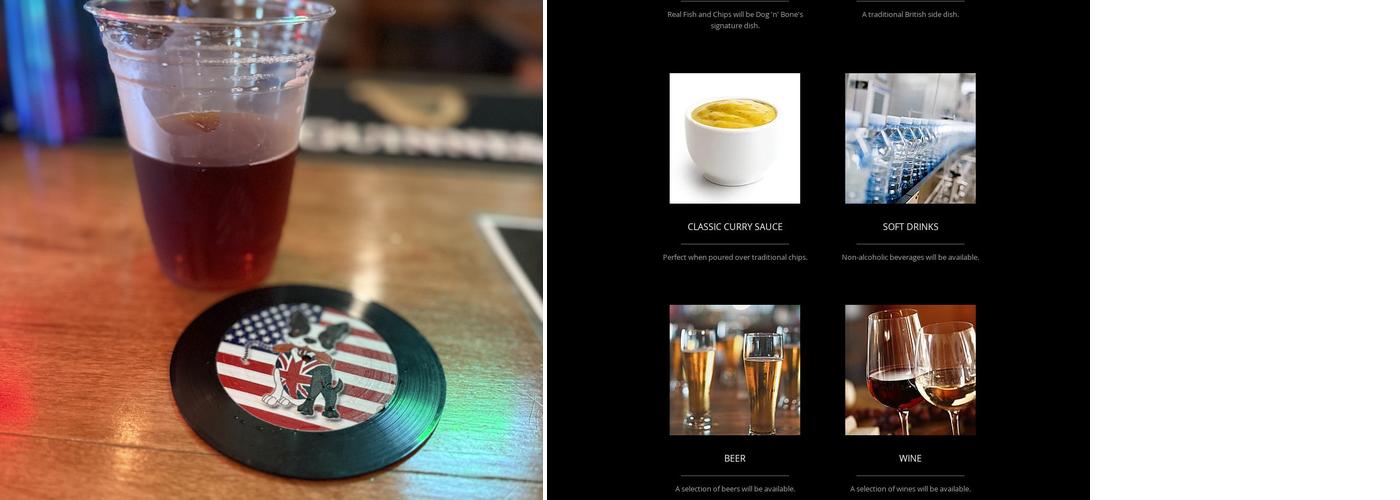 Dog 'n' Bone Menu