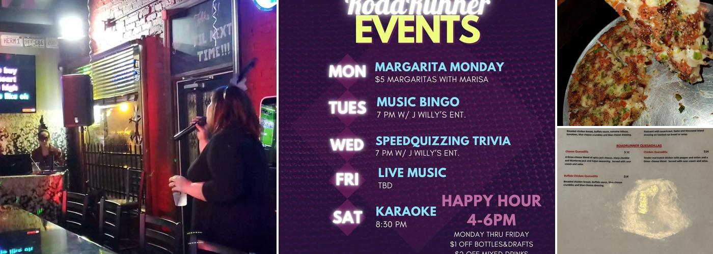 The Road Runner Pub Menu