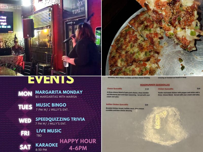 The Road Runner Pub Menu