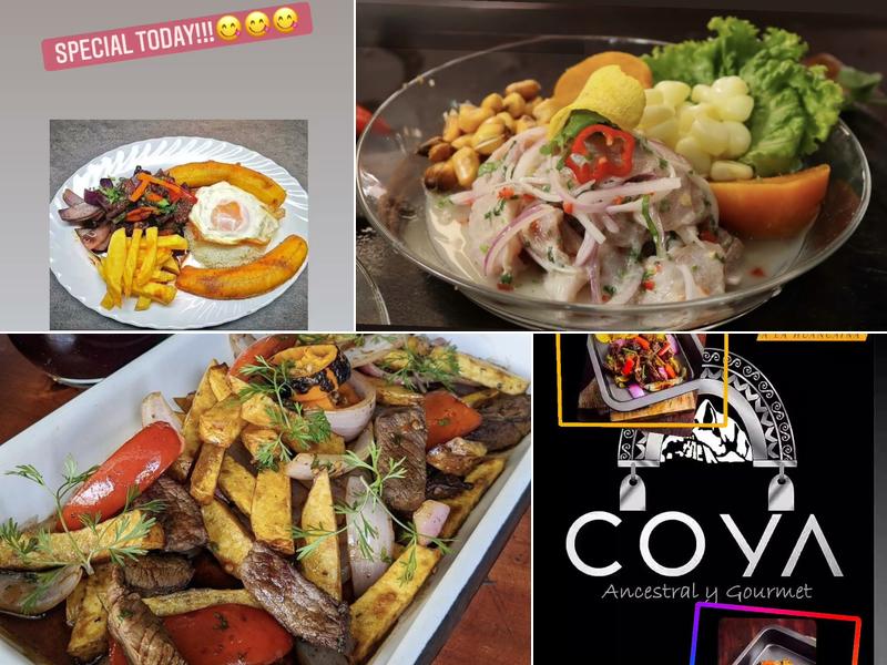 COYA Peruvian food Menu