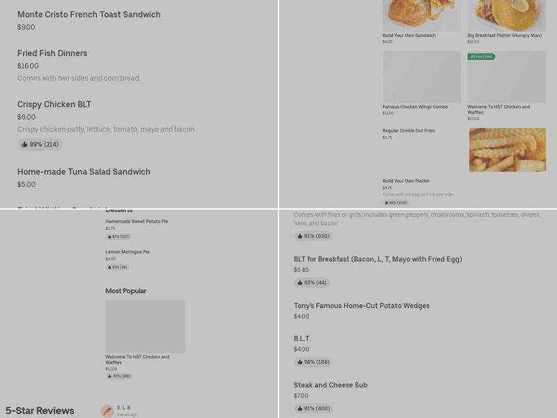 Dolly p hang-out and restaurants Menu