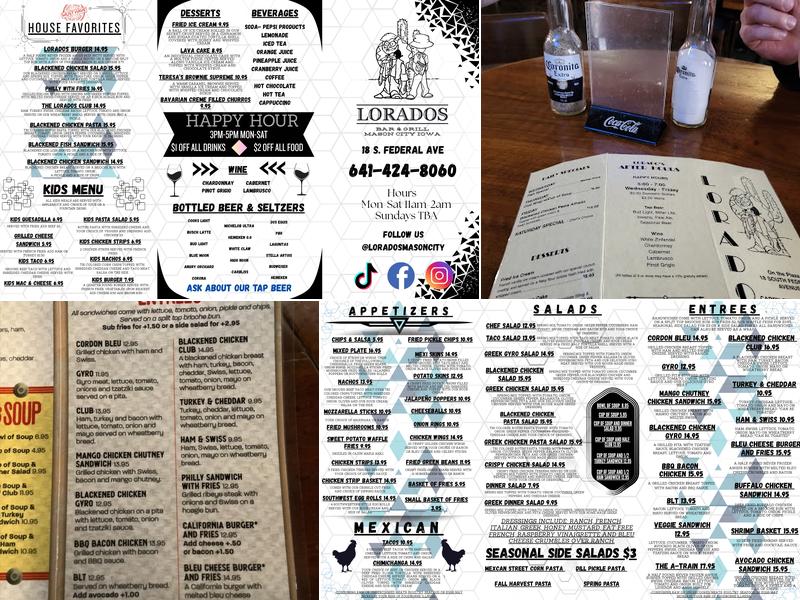 Lorados Menu
