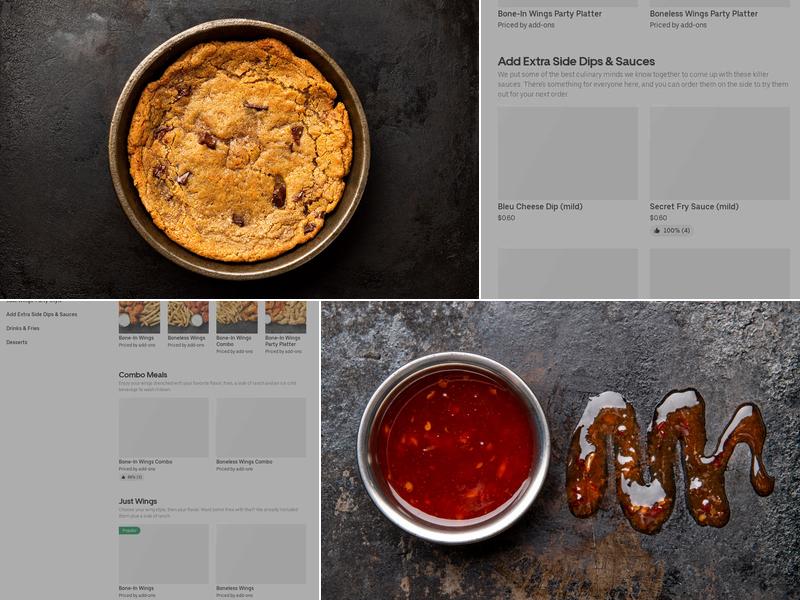 It's Just Wings Menu