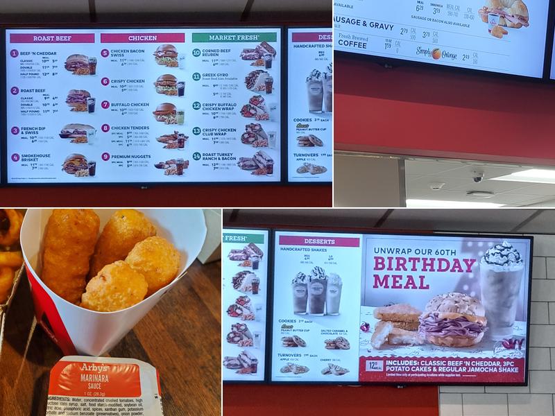 Arby's Menu