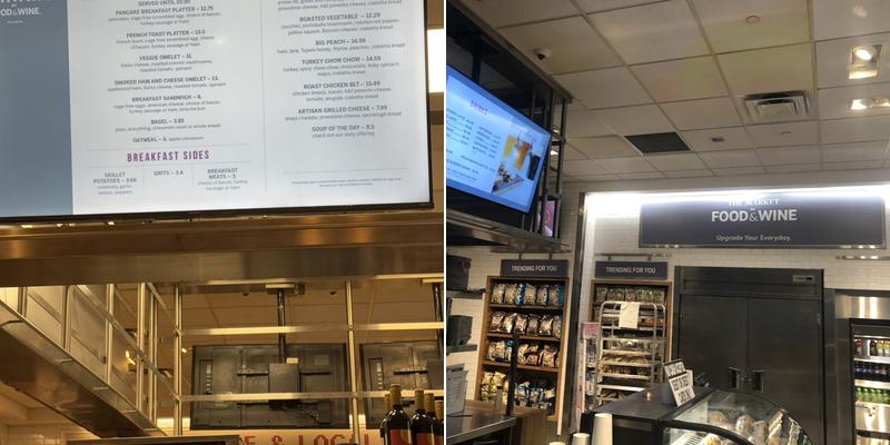 The Market by Food & Wine Menu