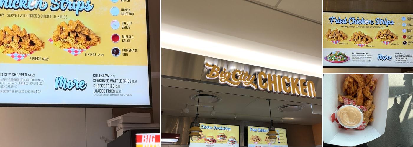 Big City Chicken Menu