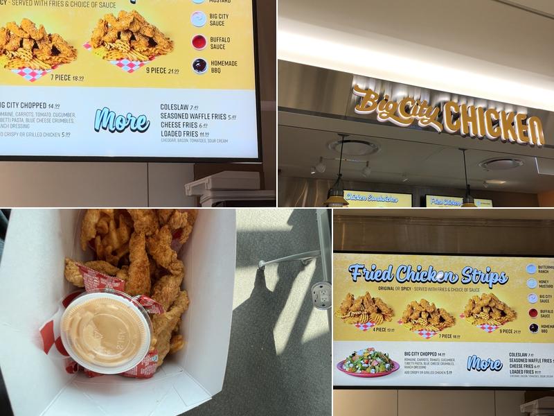 Big City Chicken Menu