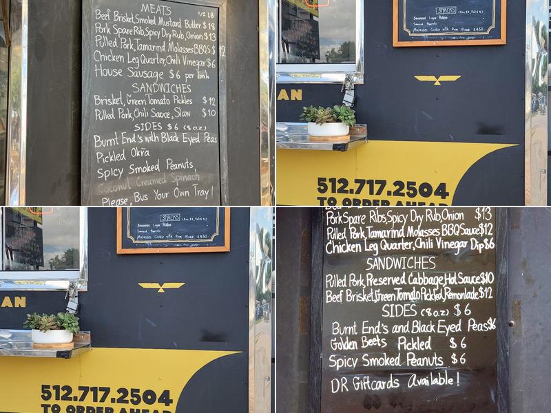 Distant Relatives Menu
