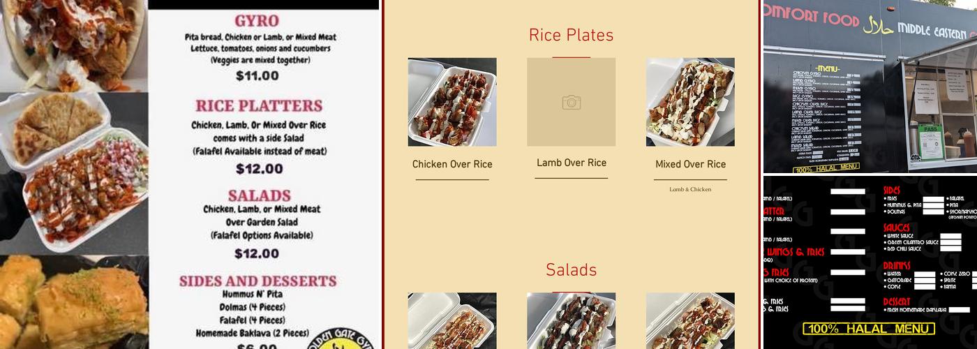 Golden Gate Gyro Menu