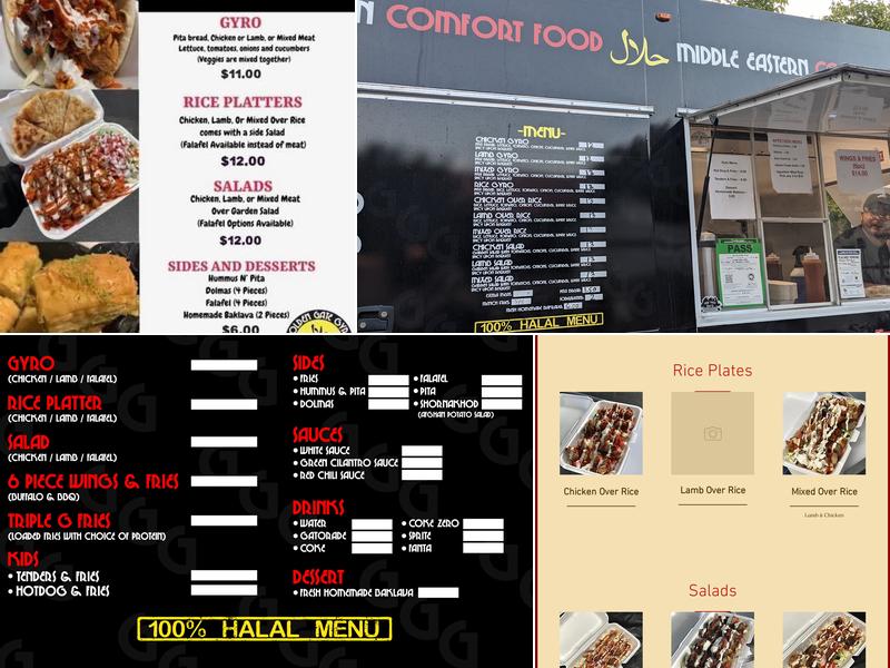 Golden Gate Gyro Menu