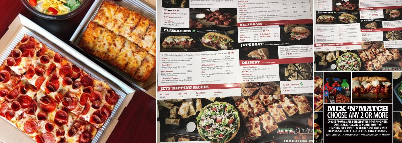 Jet's Pizza Menu