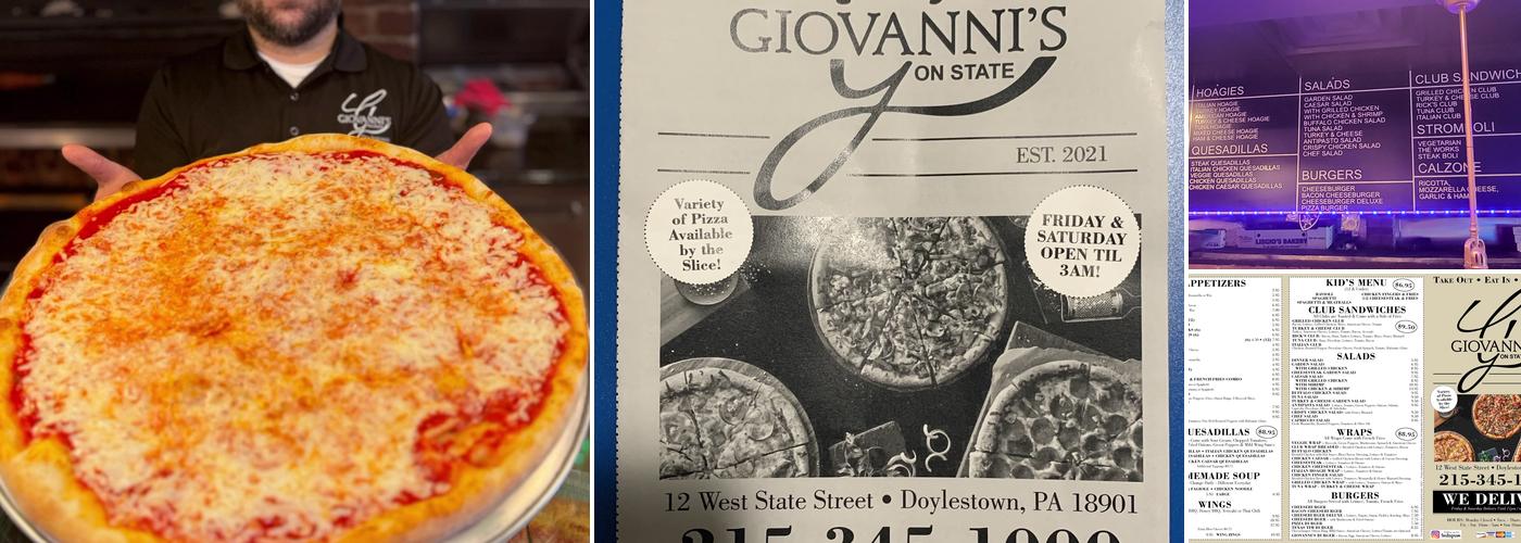 Giovanni's on State Menu