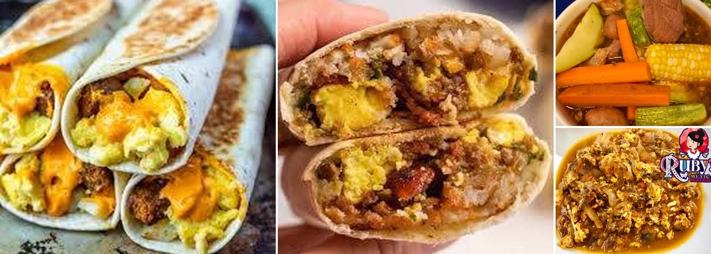 Ruby's mexican restaurant Menu