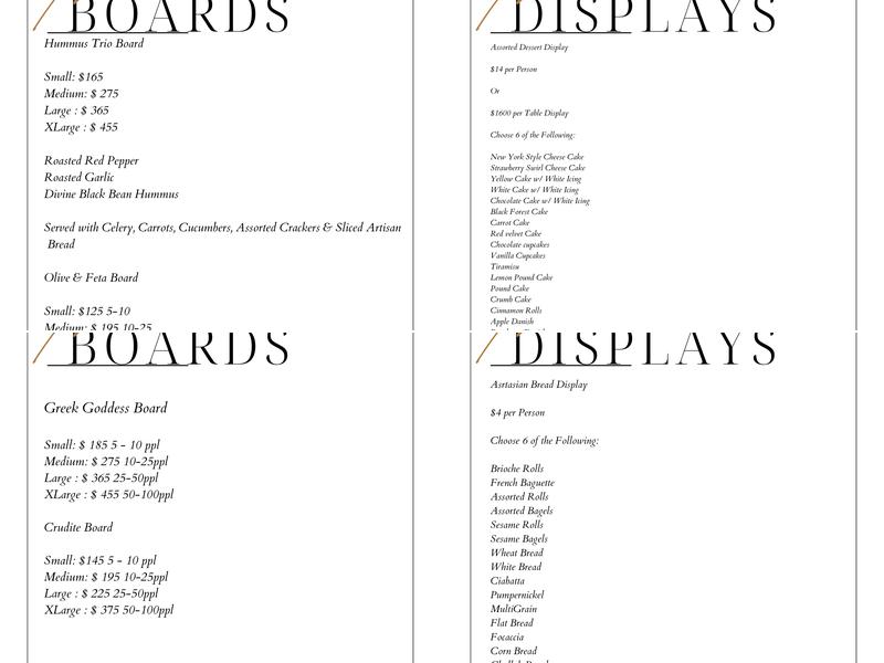 DippedbyBrittLLC Menu