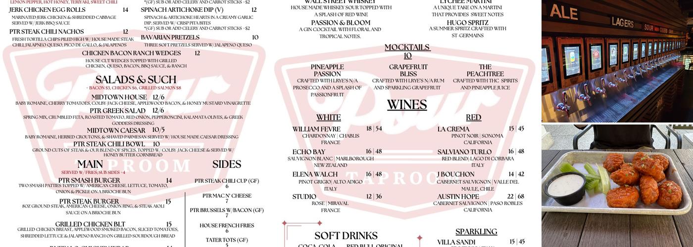 Pour Taproom: Midtown Menu