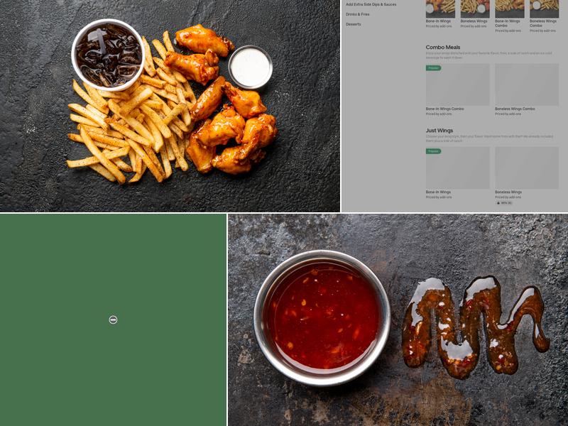 It's Just Wings Menu