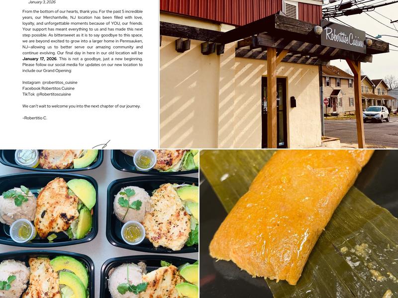 Robertito’s cuisine 177 S Center St, Merchantville
