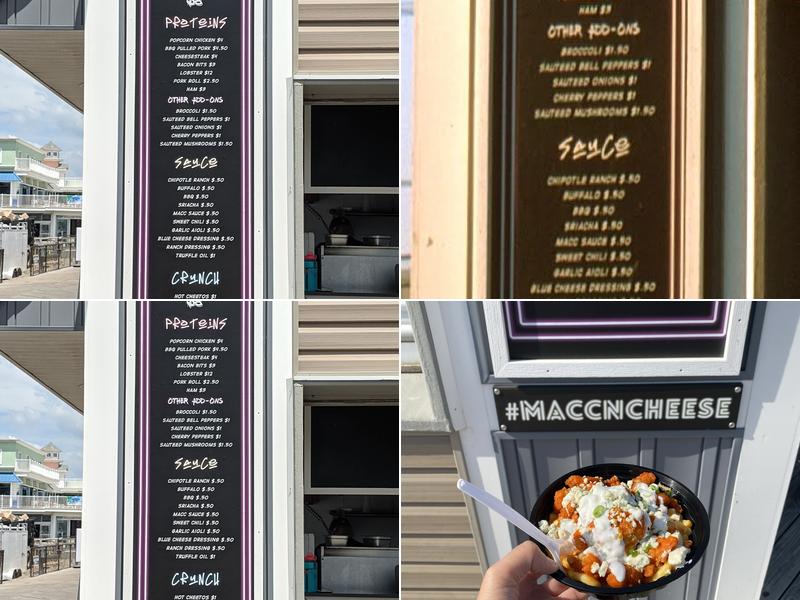 Macc's Menu