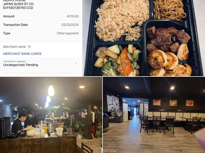 U House （Sushi,Cajun seafood ）