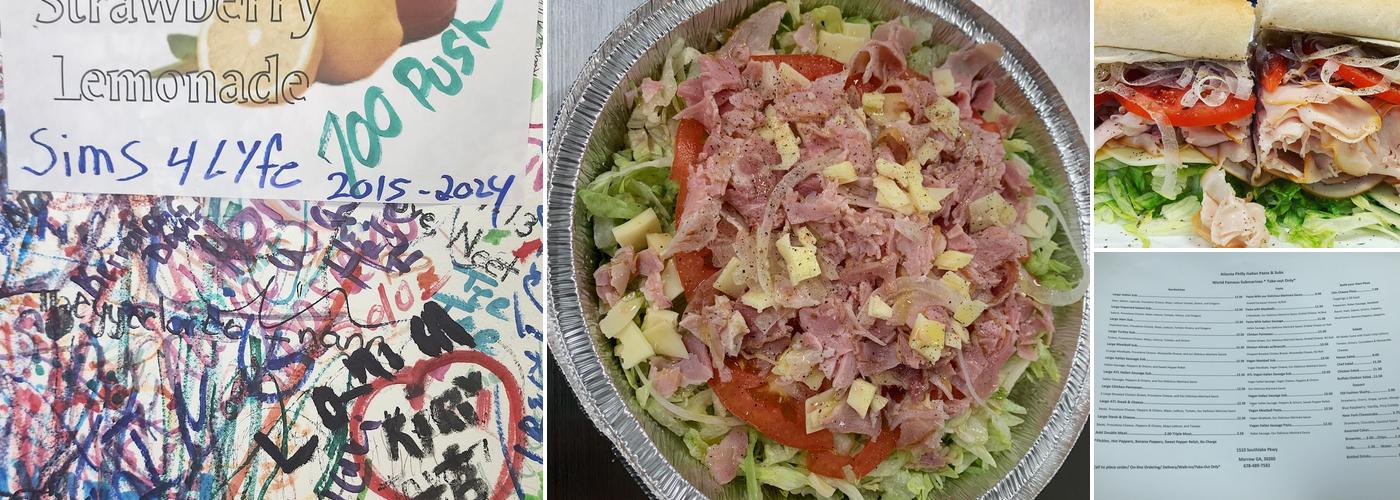 Atlanta Philly Italian Pasta & Subs Menu