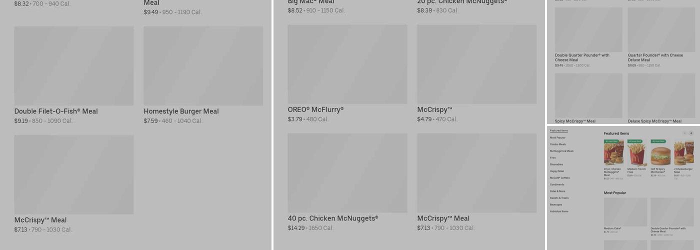 McDonald's Menu
