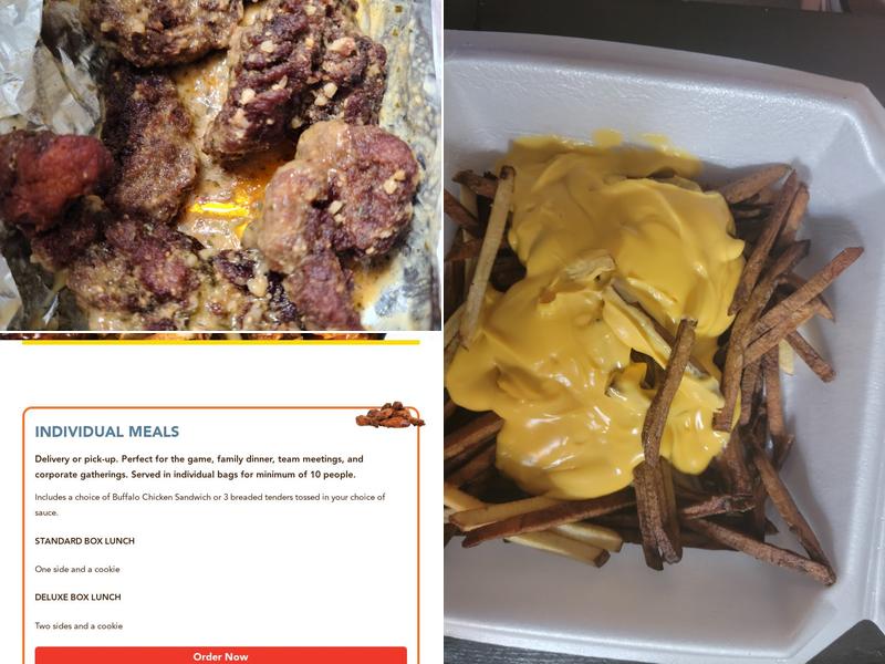 Wing Boss Menu