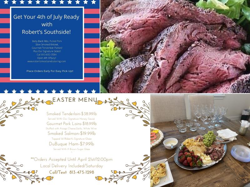 Robert's Meats and Catering Menu