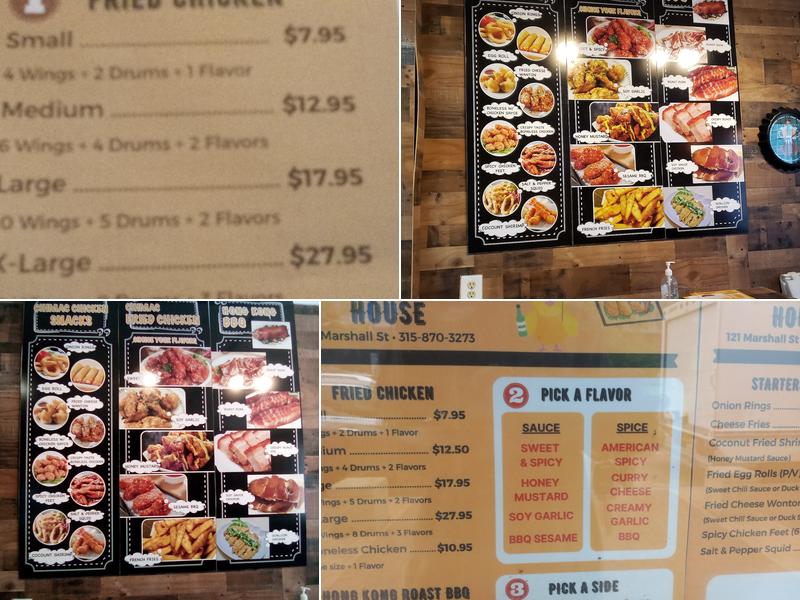 Chimac Chicken House Menu