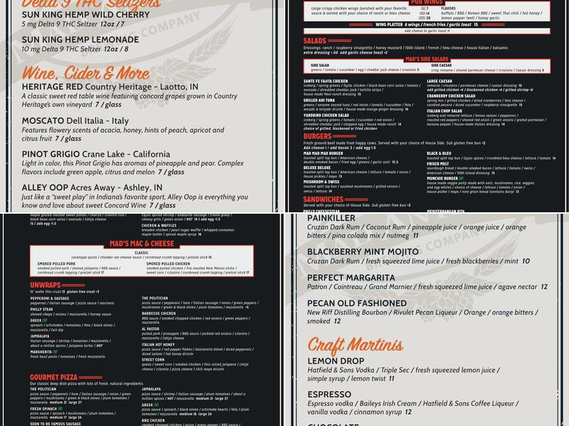 Munchie Emporium Menu