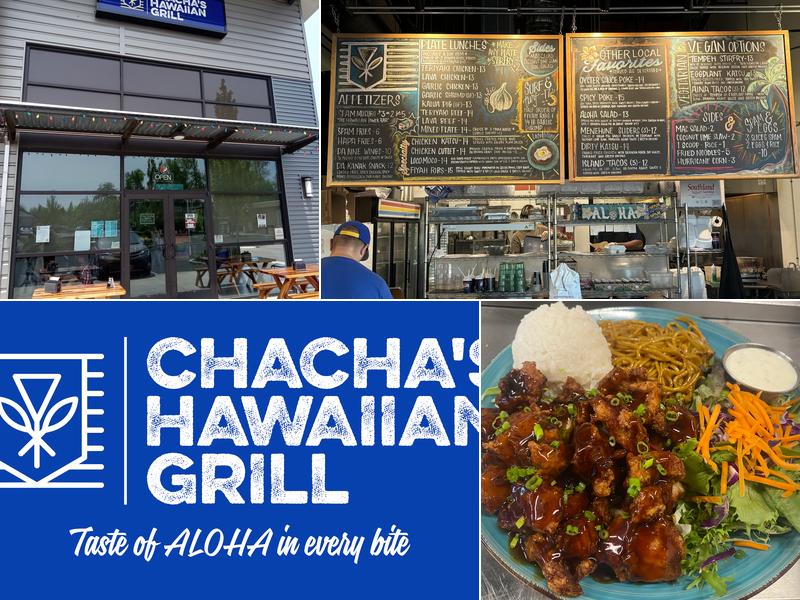 Chacha’s Hawaiian Grill Menu