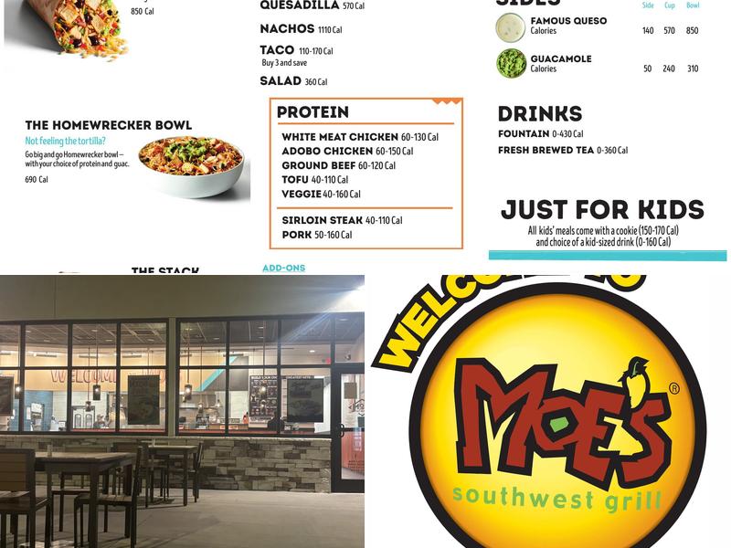 Moe's Southwest Grill Menu