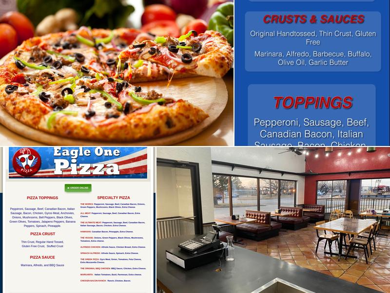 eagle one pizza holdenville Menu