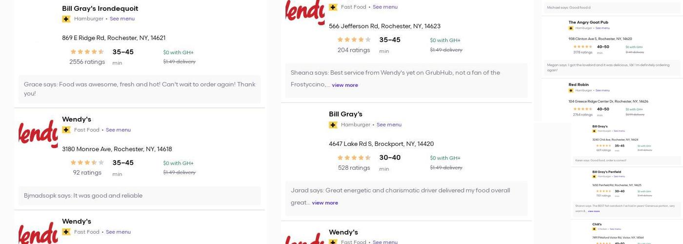 Joe and Charlies grill Menu